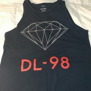 Diamond Supply Co tank top dark blue large DL-98